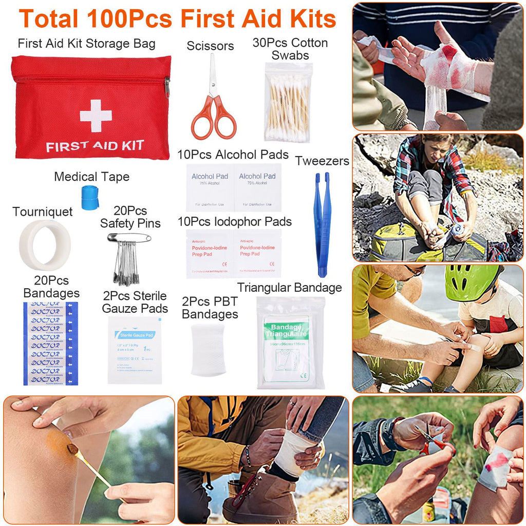 125 In 1 Survival Kit, Professional Survival Equipment, Equipment, Tools, First Aid Supplies, For SOS Emergency - Not Shipped On Weekends