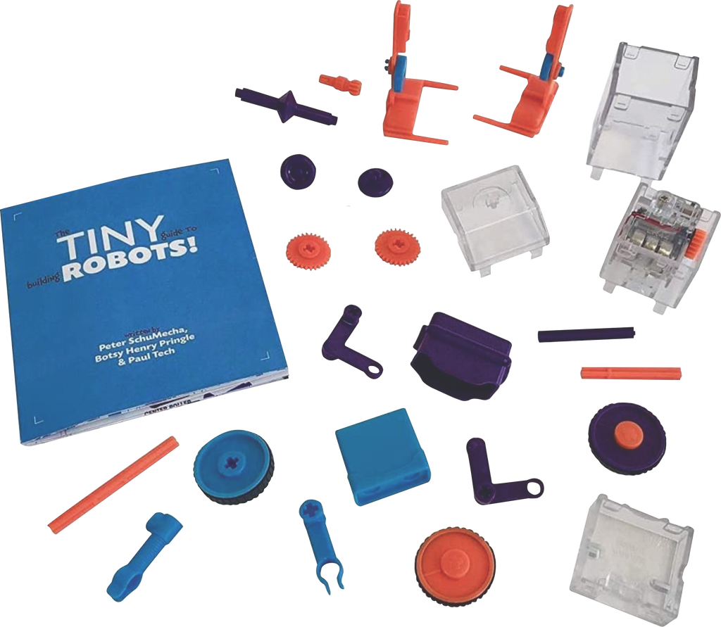 Tiny Robots STEM Building Kit – Educational Robot Toy for Kids Ages 6-10, Great Birthday Gift for Boys & Girls
