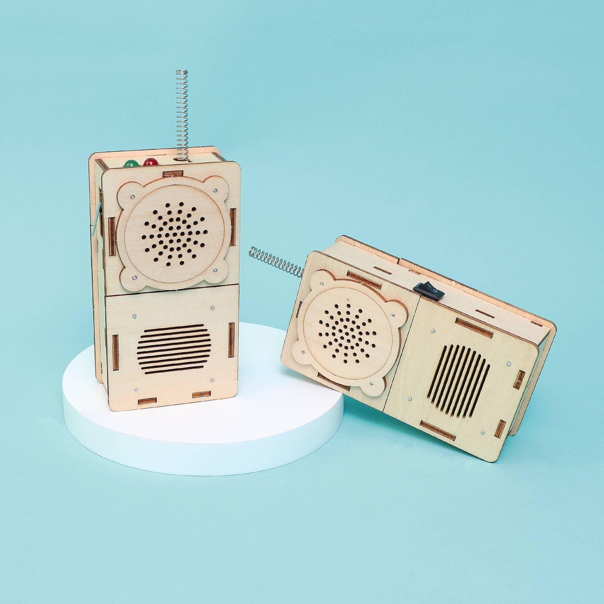 Build and Learn Walkie-Talkie STEM Kit – Educational Electronics Toy for Kids Ages 8+, Fun Gift for Boys & Girls (Set of 2)