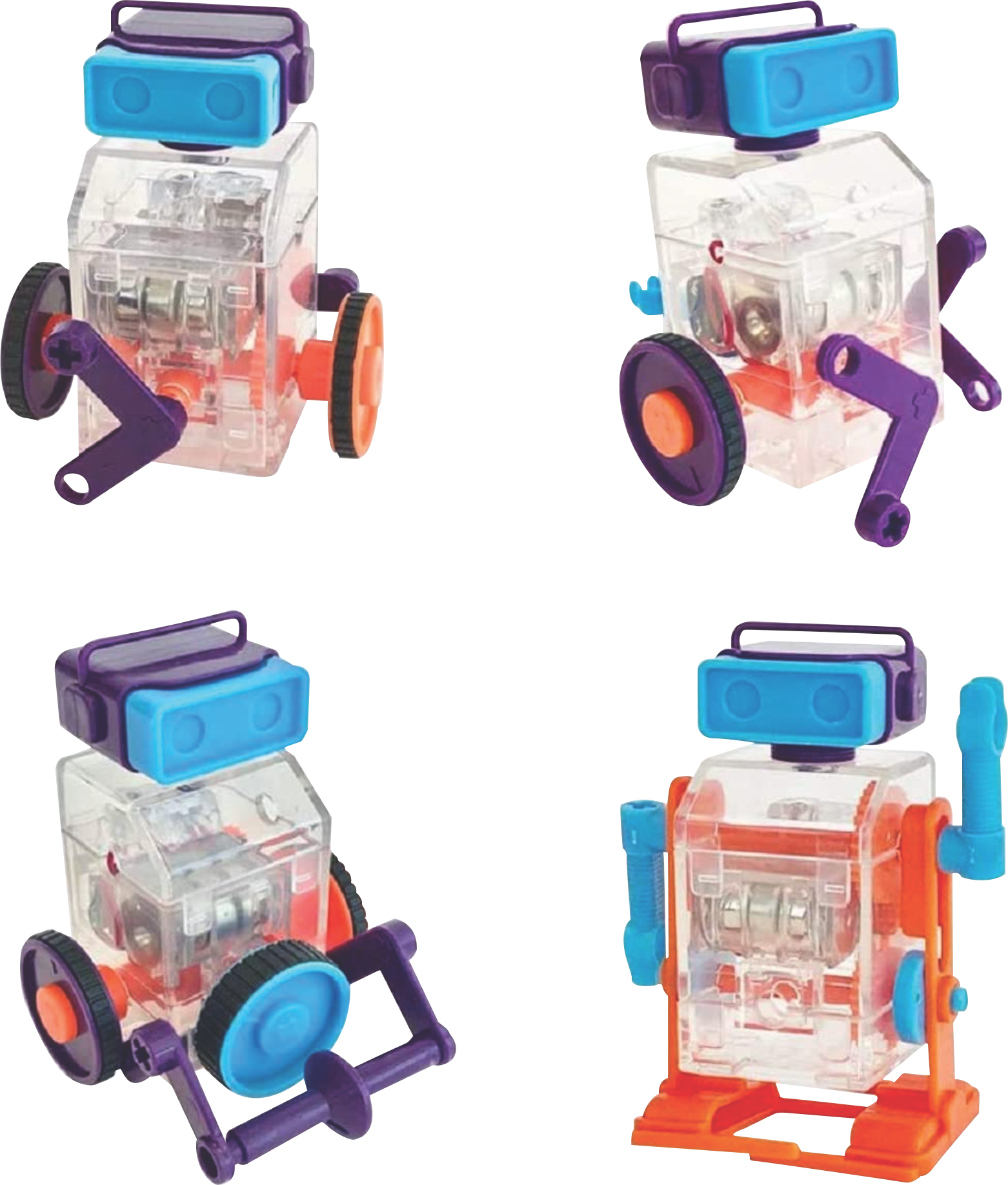 Tiny Robots STEM Building Kit – Educational Robot Toy for Kids Ages 6-10, Great Birthday Gift for Boys & Girls