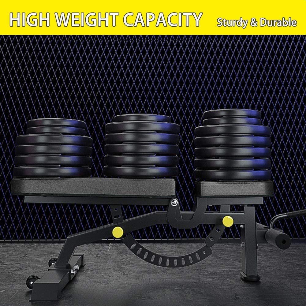 Adjustable Strength Training Bench Press Home Full Body Workout Foldable Weight Benches Gym Multi-functional Fitness Dumbbell Chair