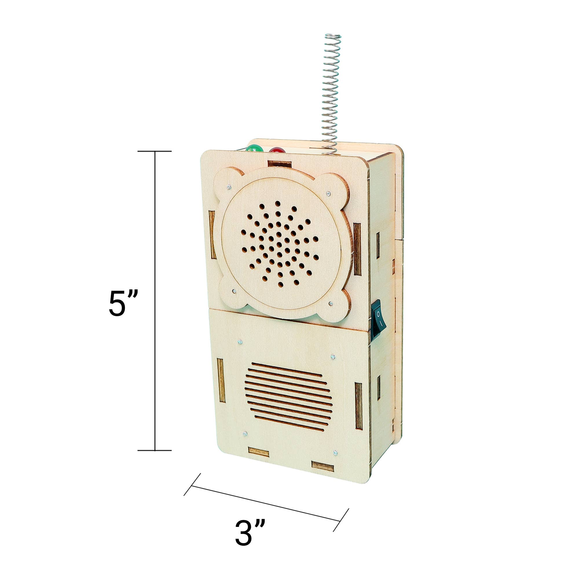 Build and Learn Walkie-Talkie STEM Kit – Educational Electronics Toy for Kids Ages 8+, Fun Gift for Boys & Girls (Set of 2)