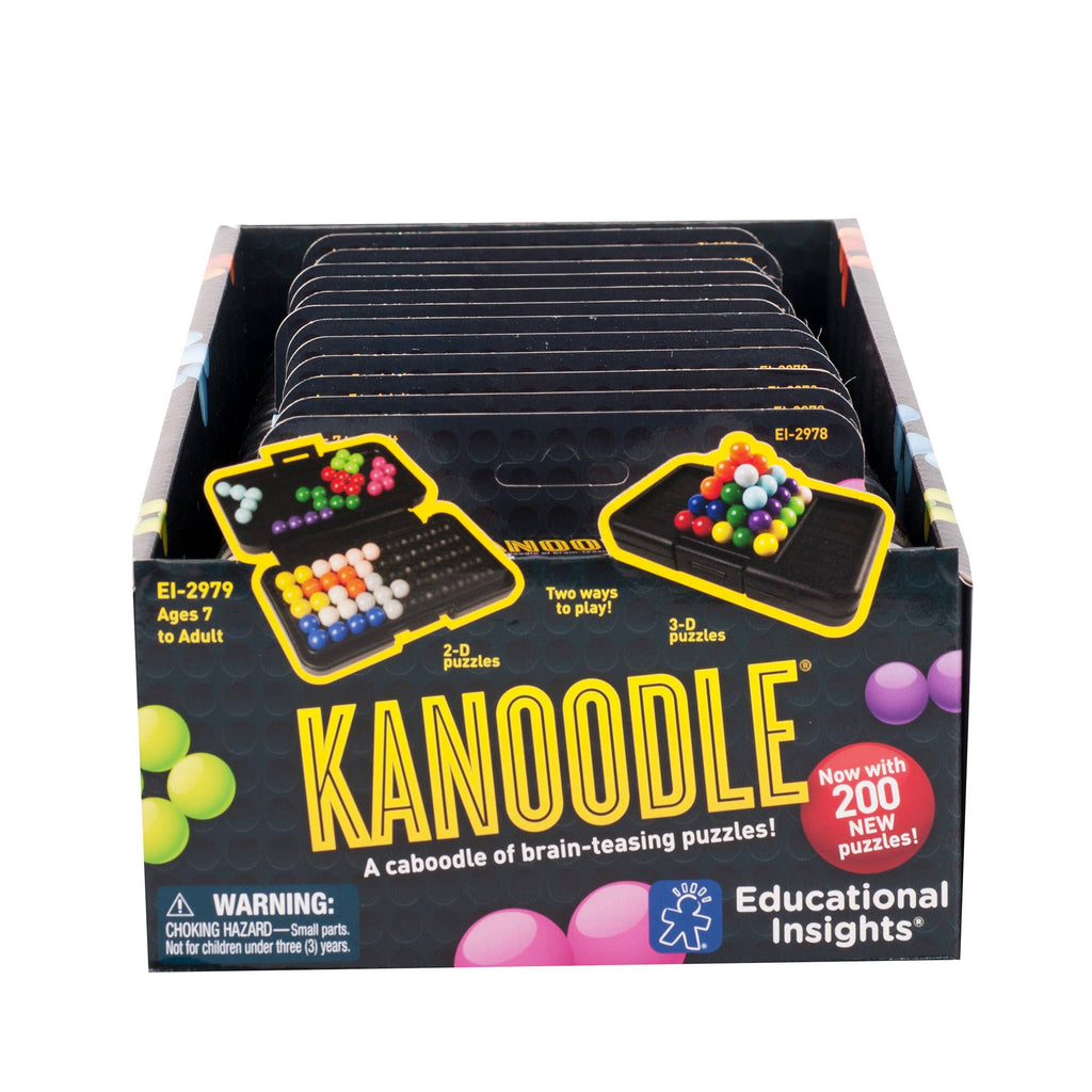 Educational Insights Kanoodle – STEM Brain Puzzle Game for Kids Ages 7+, Fun Gift for Boys & Girls